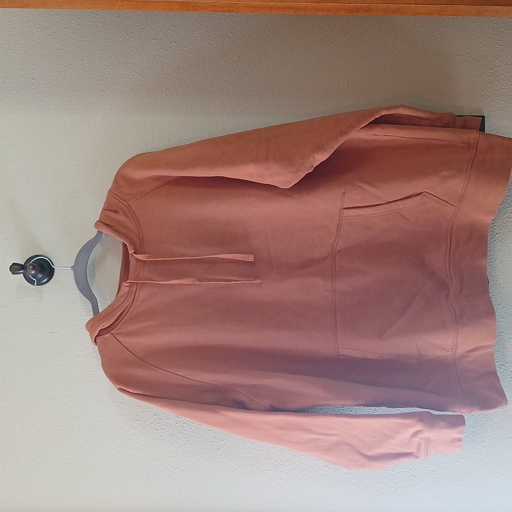 Girlfriend Collective Hoodie Rust Size 7